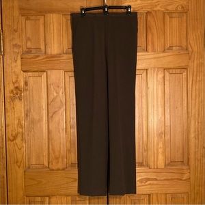 NWOT Vintage Alfred Dunner Pull On Flat Front Career Pants Size 10
